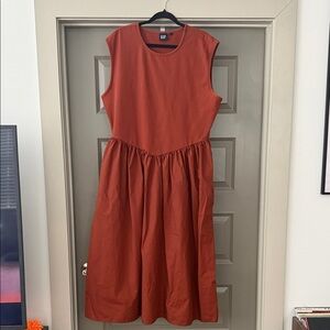 GAP Sleeveless Terracotta Dress